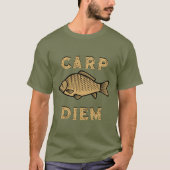Carp Diem Funny Novelty T-Shirt (Vorderseite)