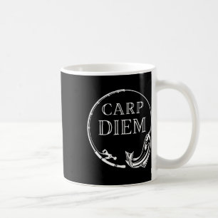 Carp Diem Seize der Carp Funny Fishing Carem Diem Kaffeetasse