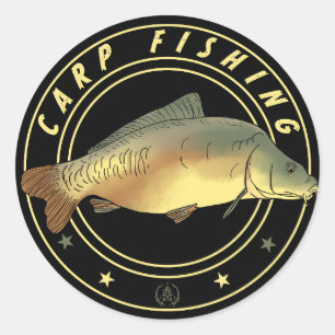 Carp Fishing Angler Fisherman Sticker