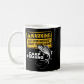 Carp Fishing Design For Men Funny Catfish And Carp Kaffeetasse (Links)