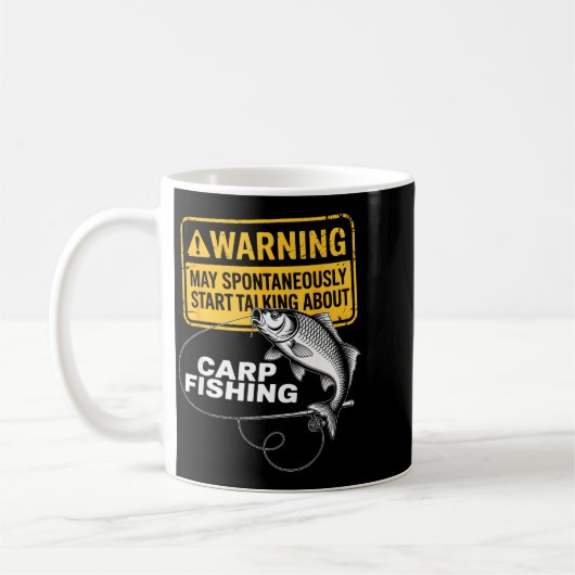Carp Fishing Design For Men Funny Catfish And Carp Kaffeetasse (Links)