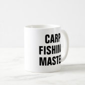 Carp Fishing Master Kaffeetasse (VorderseiteRechts)