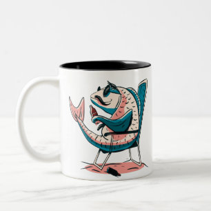 Carp Grandfather Zweifarbige Tasse