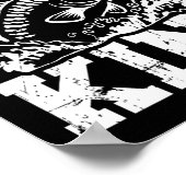 Carp King Fishing  Poster (Ecke)