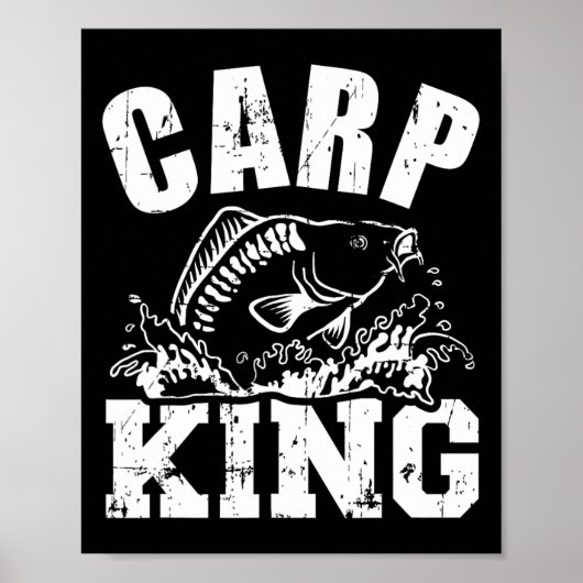 Carp King Fishing  Poster (Vorne)