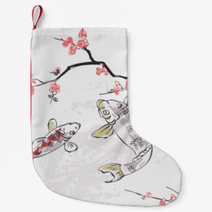 carp koi fish nature landscape view sketch illustr kleiner weihnachtsstrumpf