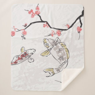 carp koi fish nature landscape view sketch illustr sherpadecke