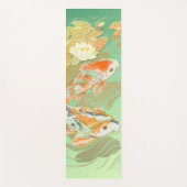 Carp Koi Fish Water Lily Pond Yoga Mat Yogamatte (Vorderseite)