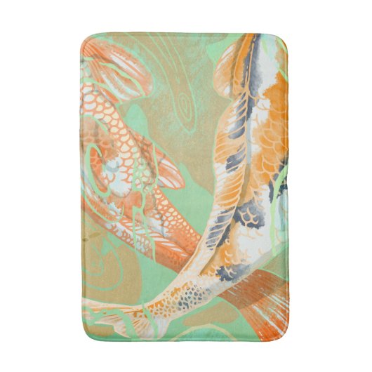 Carp Koi Fish Water Lippensee Bath Mat Badematte (Vorderseite Vertikal)