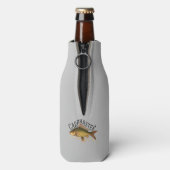 Carp Master Fishing mit Namen Flaschenkühler (Flasche Rückseite)