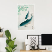 Carp oder Koi (1926) von Ohara Koson Poster (Heimbüro)