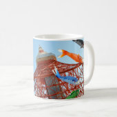 Carp Streamers im Tokyo Tower Kaffeetasse (VorderseiteRechts)