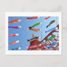 Carp Streamers (Koinobori) auf der Tokyo Tower Pos