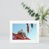 Carp Streamers (Koinobori) auf der Tokyo Tower Pos Postkarte (Stehend Vorderseite)