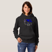 Carpal Tunnel Syndrome Awareness Peace Love Hope B Hoodie (Vorne ganz)