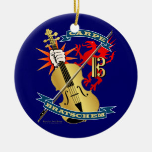 Carpe Bratschem Keramikornament