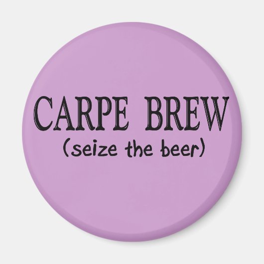 CARPE BREW (Bierpacken) Magnet (Vorne)