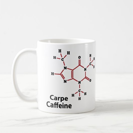 Carpe-Coffein-Tasse Kaffeetasse (Links)