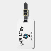 Carpe Datum Seize der Karte Gepäckanhänger (Vorderseite vertikal)