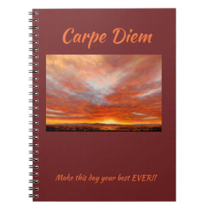 Carpe Diem 80 Seite Notizbuch Notizblock