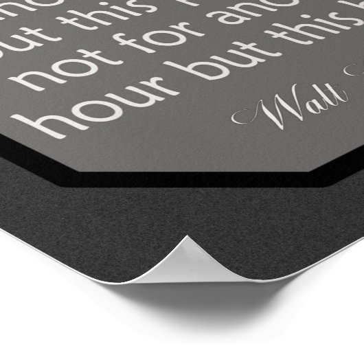 Carpe Diem Art Print Poster (Ecke)