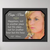 Carpe Diem Art Print Poster (Vorne)