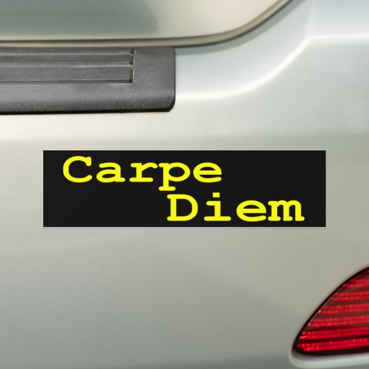 Carpe Diem Autoaufkleber (Auf Auto)