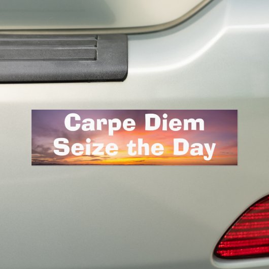 Carpe Diem Autoaufkleber (Auf Auto)