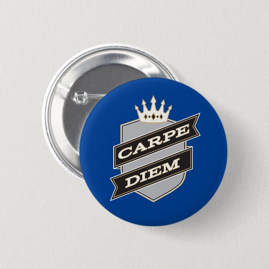 Carpe Diem Button (Vorne & Hinten)