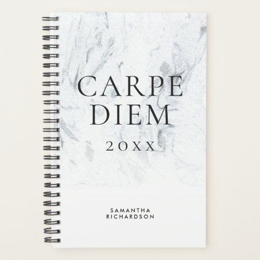 Carpe Diem Chic Marble Motivierend Planer (Vorderseite)