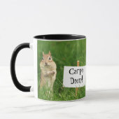 Carpe Diem! Chipmunk mit Zeichen Tasse (Links)