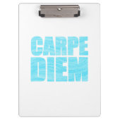 Carpe Diem Clipboard Klemmbrett (Vorderseite)