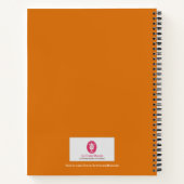 Carpe Diem Dead Poets Society Inspiration Orange Notizblock (Rückseite)