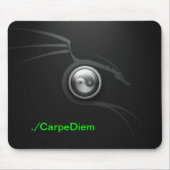 Carpe Diem Drache-Thema mouspad Mousepad (Vorne)