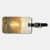 Carpe Diem - Einreise in den Sonnenuntergang (anpa Gepäckanhänger (Vorderseite horizontal)