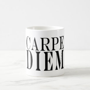 Carpe Diem ergreifen das Tageslateinische Kaffeetasse