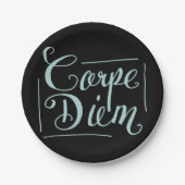 Carpe Diem Extravagant Pappteller (Vorderseite)