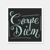Carpe Diem Extravagant Serviette (Vorderseite)