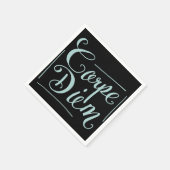 Carpe Diem Extravagant Serviette (Ecke)