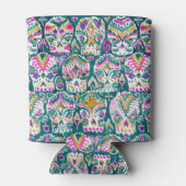 CARPE DIEM Farbenfrohe grüne Zuckerkulptur kann kü Dosenkühler (Rückseite)