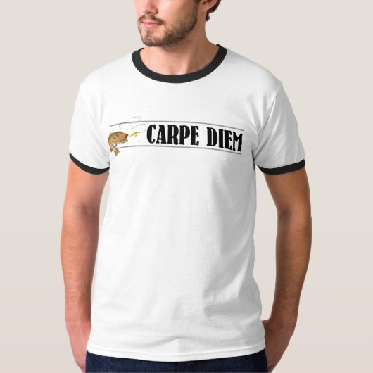 Carpe Diem Fischen-T - Shirts (Vorderseite)