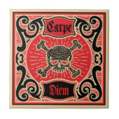 Carpe Diem Fliese (Vorderseite)