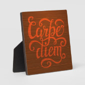 Carpe Diem' Fotoplatte (Vorderseite)