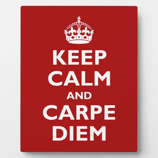 Carpe Diem! Fotoplatte (Vorderseite)