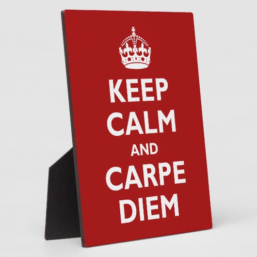 Carpe Diem! Fotoplatte (Seite)