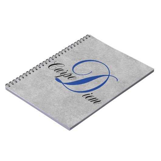 Carpe Diem Futter Skript Notizblock (Linke Seite)