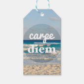 Carpe Diem Gift Tag Geschenkanhänger (Vorderseite)