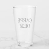 Carpe Diem glass tumbler (Rückseite)