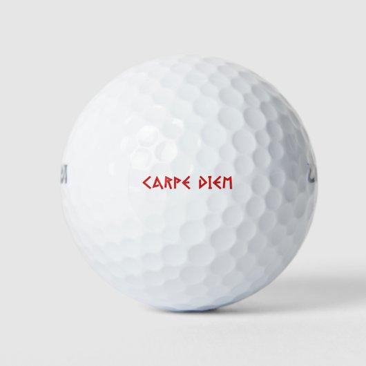 Carpe Diem Golfball (Vorderseite)