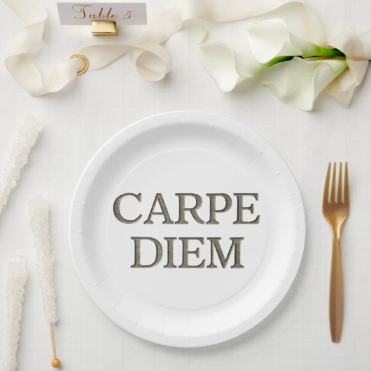 Carpe Diem große Teller (Hochzeit)